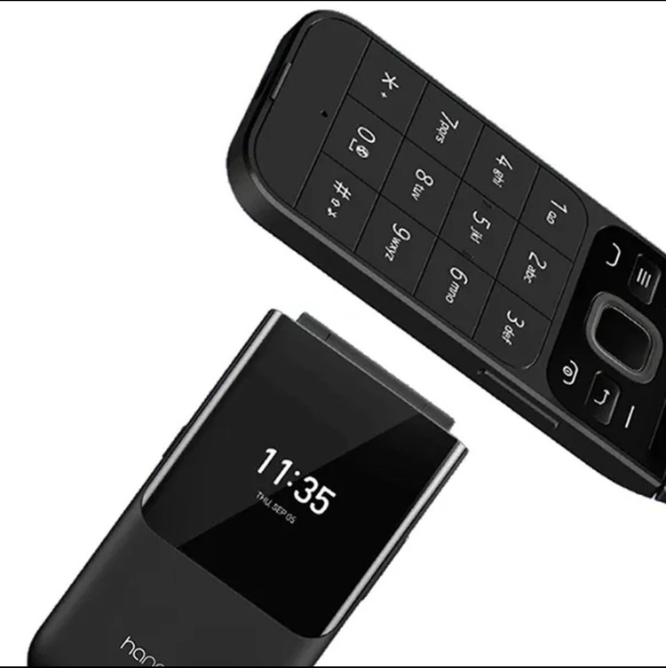 گوشی موبایل هانوفر مدل 2760 Flip دو سیم کارت ظرفیت 128 مگابایت و رم 128 مگابایت
